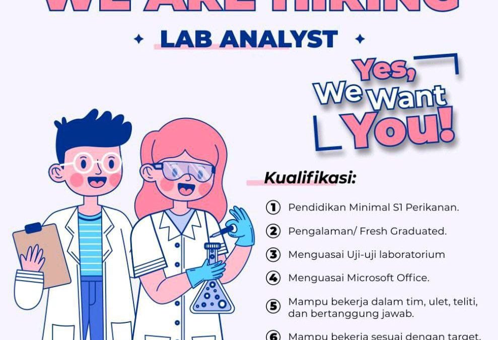 Job Vacancies for Lab Analyst PT. Kitchen Food International