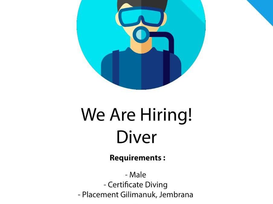 Job Vacancies for Diver Reefmaster Bali