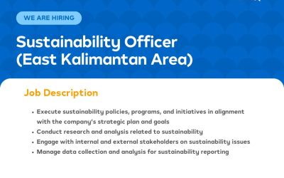 Lowongan Pekerjaan Sustainability Officer PT Aruna