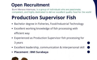 Lowongan Pekerjaan Production Supervisor Fish BMI